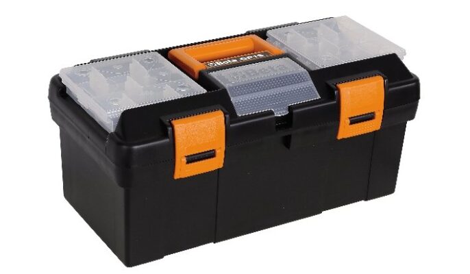 Beta CP15 Plastic Toolbox With Removable Tote-Tray & Tool Trays