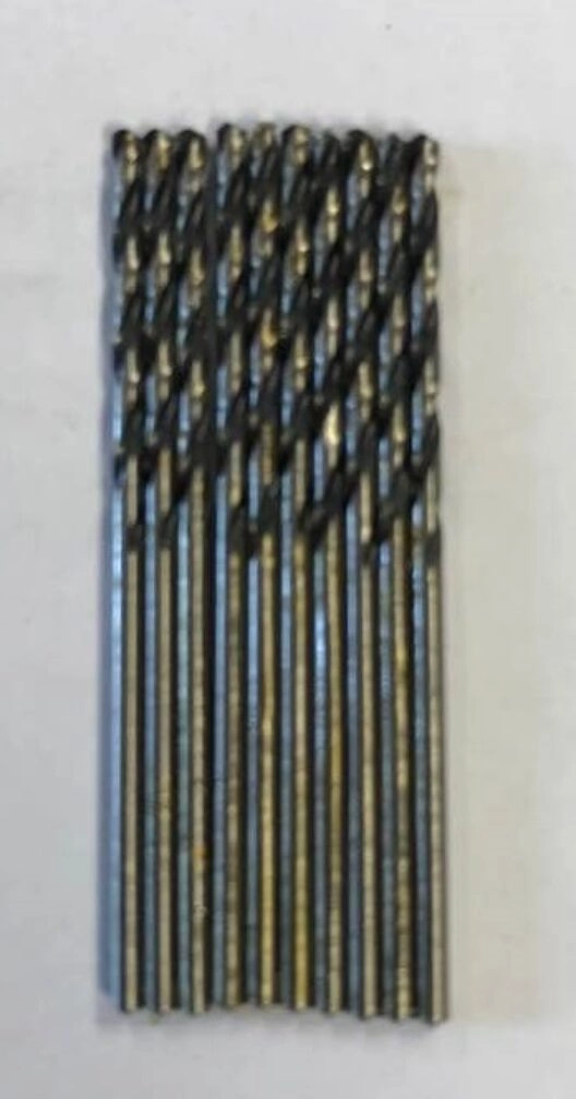 1/16″ (1.588mm) High Speed Steel Industrial Quality Drill Bits – Pack of 10