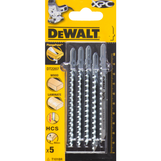 Dewalt DT2205 XPC Jigsaw Blades For Wood 100mm Long