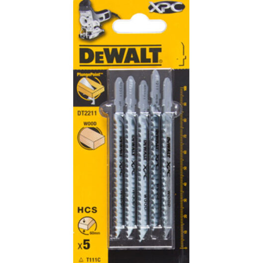 Dewalt DT2211 XPC Jigsaw Blades For Wood 100mm Long
