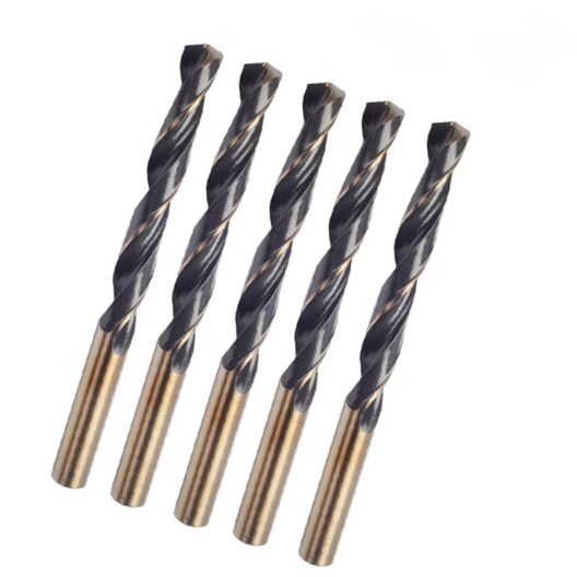 1/4″ (6.35mm) High Speed Steel Industrial Quality Drill Bits – Pack of 5