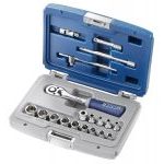 Expert by Facom E030700 19 Piece 1/4" Drive Metric Socket and Accessory Set