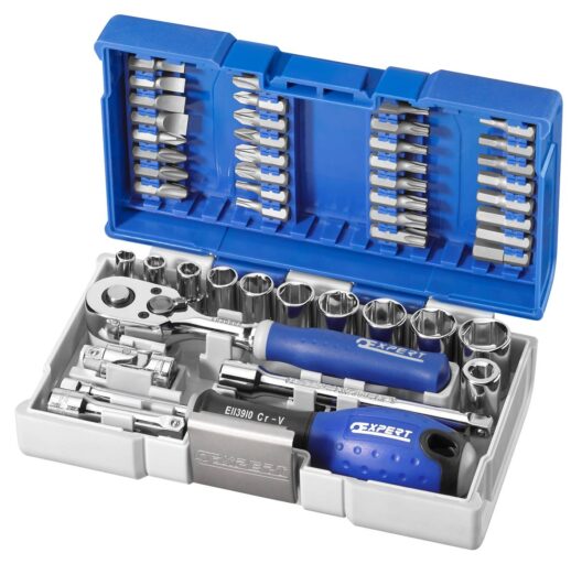 Expert by Facom E030729 48 Piece 1/4" Drive Metric Compact Socket and Bit Set - Nano