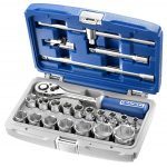 Expert by Facom E032900 22 Piece 1/2" Drive 6 Point Metric Socket set 8-32mm