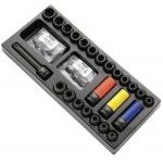Expert by Facom E041604 26 Piece 1/2" Drive Impact Socket & Accessory Module Set