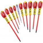 Expert by Facom E160912 10 Pce. VDE Insulated Screwdriver Set - Made in France