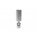 Teng M380047-C 3/8" Drive 6 Point Flexible Spark Plug Socket 21mm