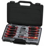 Teng MD910N 10 Piece Screwdriver Set Slotted, Phillips, Pozi and VDE