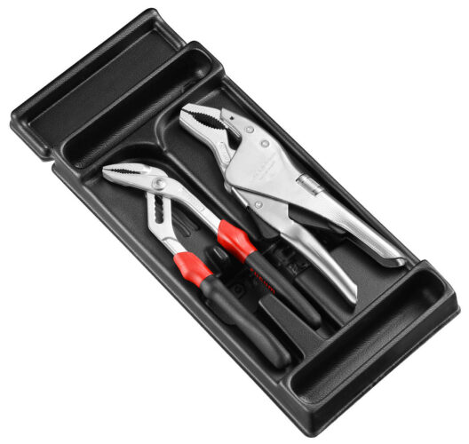 Facom MOD.PR4 2 Piece Lock Grip &amp; Multi Grip Plier Set Supplied in Plastic Module Tray