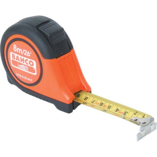 Bahco MTB-8-25-M-E Tape Measure 8M / 26Ft