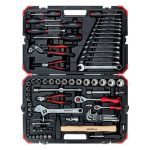 Gedore Red R46003100 1/4" &; 1/2" Drive 100 Piece Socket, Spanner Set / Tool Kit