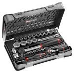 Facom RS.360-1 1/4" and 1/2" Drive 30 Piece Metric 6 Point Socket Set