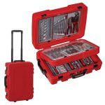 Teng SC01 140 Piece Mobile Portable Roller Service Case Tool Kit
