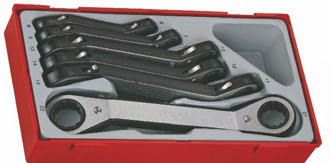 Facom 55A.JD8 Metric Ring Wrench Set 6 22MM 