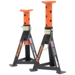 Sealey AS3O Axle Stands (Pair) 3 tonne Capacity per Stand. Orange