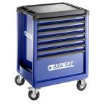 Expert by facom E010194 - 7 Drawer 3 Module wide Roller Cabinet - Blue