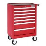 Britool E010231B 7 Drawer Roller Cabinet Tool Box - Roll Cab - Red