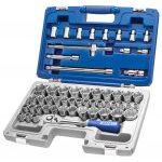Expert by Facom E032909 55 Piece 1/2" Drive Metric and AF Socket and Accessory Set