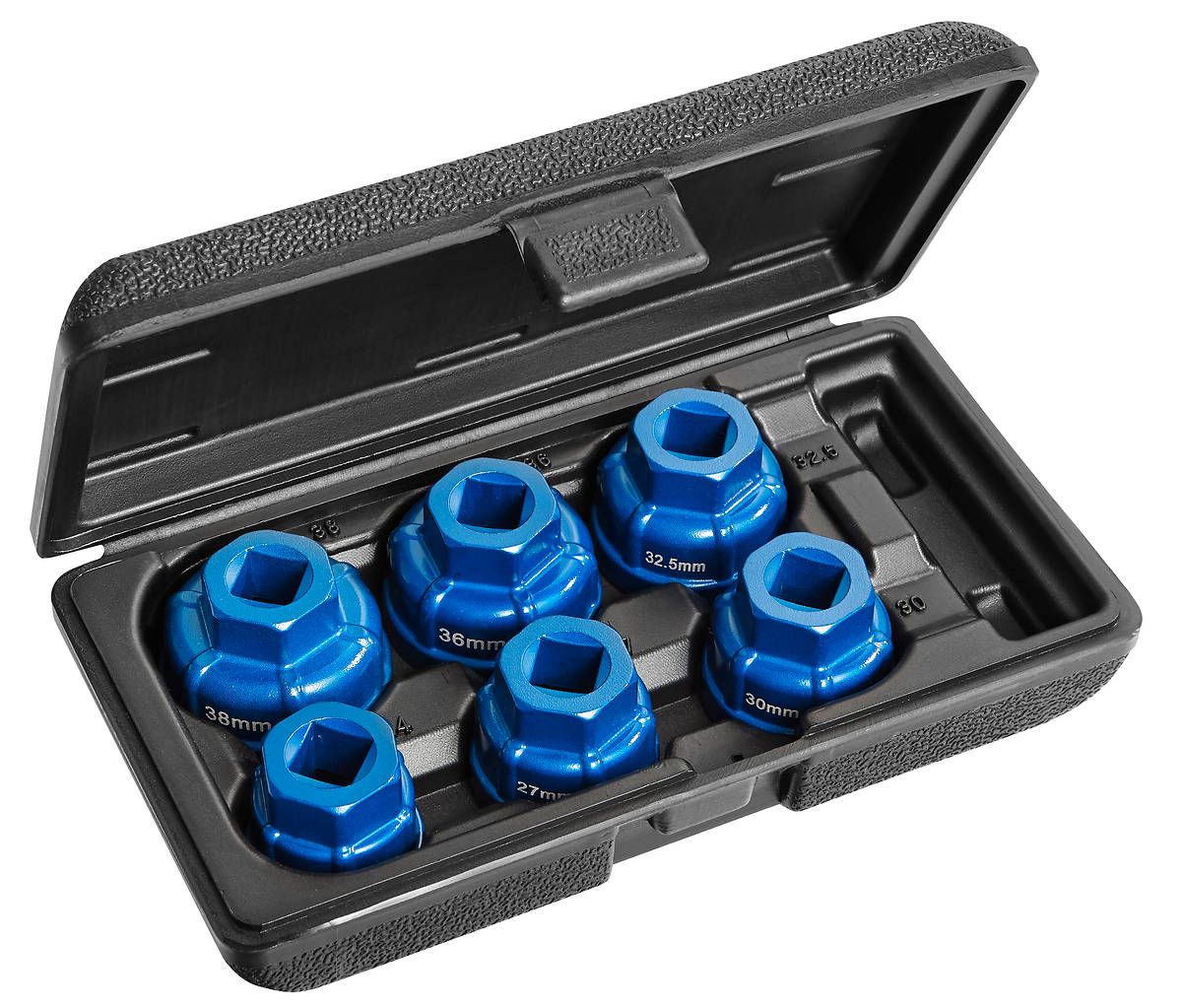 Expert by Facom E200239 6 Piece Aluminium Cap Wrench Set 24-38mm