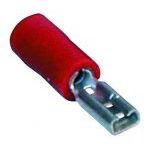 3.2mm FEMALE SPEAKER ELECTRICAL TERMINALS, RED