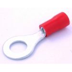 ELECTRICAL TERMINALS (CRIMPS) 5.3mm RING - RED (Qty.100)