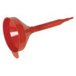 Sealey F2F  200mm dia. Funnel with Flexible Spout and Filter