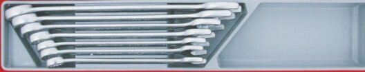 Teng TTX2032 7 Pce. Large Metric Combination Spanner Set in Tool Box Tray
