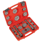 Sealey VS0282 21 Piece Brake Caliper Piston Wind Back Tool Kit