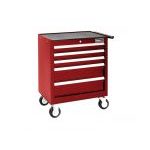 Britool Expert E010229B 5 Drawer Roller Cabinet (Roll Cab) Red