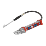 Sealey SA371 Tyre Inflator Long Type With Twin Push-On Air Connector