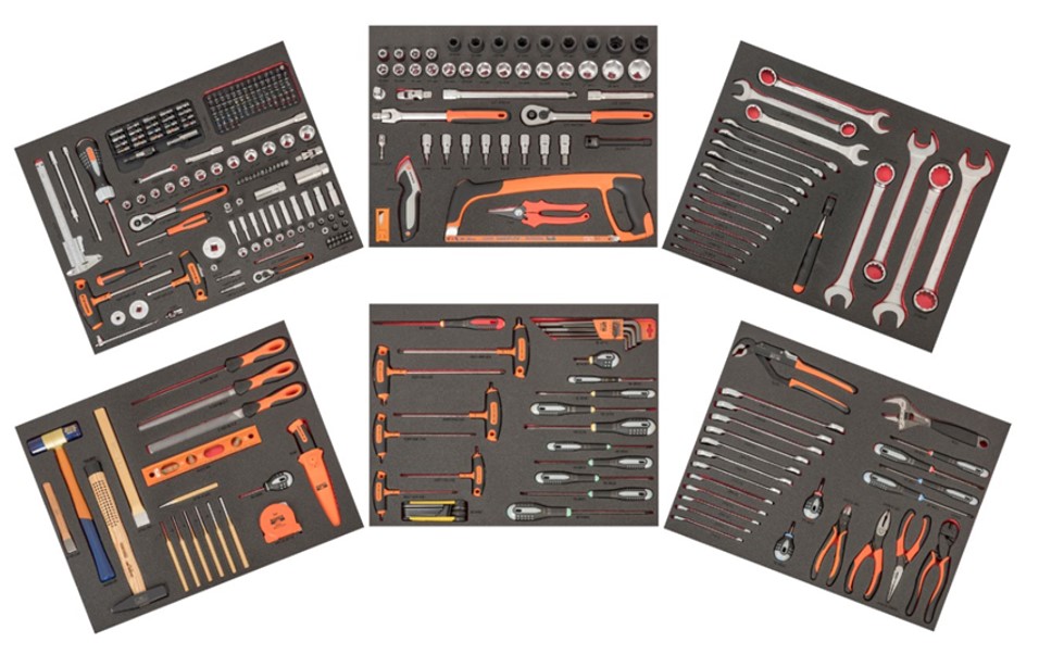 Bahco 346 Piece Large Tool Kit With Foam Inlays & 7 Drawer