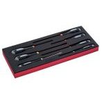 Bahco FF1E1001 Fit&Go 1/3 Foam Inlay 7 Piece Slotted & Phillips Screwdriver Set