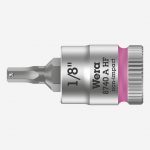 Wera 8740 A HF Zyklop 003383 1/4" Drive Hexagon Bit Socket With Holding Function - 1/8" AF