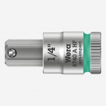 Wera 8740 A HF Zyklop 003388 1/4" Drive Hexagon Bit Socket With Holding Function - 1/4" AF