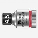 Wera 003718 8790 HMA HF Zyklop 1/4" Drive Socket With Holding Function- 4.5mm