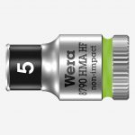 Wera 003719 8790 HMA HF Zyklop 1/4" Drive Socket With Holding Function- 5mm