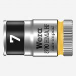 Wera 003722 8790 HMA HF Zyklop 1/4" Drive Socket With Holding Function - 7mm
