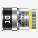 Wera 003725 8790 HMA HF Zyklop 1/4" Drive Socket With Holding Function - 10mm