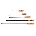 Lang Tools (USA) 853-5ST 5 Piece Heavy Duty Strike Through Pry (Lever) Bar Set