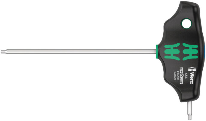 Wera 023330 454 T-Handle Hexagon Hex-Plus Key Driver - 2mm