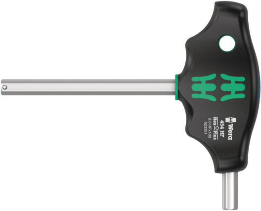Wera 023351 454 HF T-Handle Hexagon Hex-Plus Key Driver With Holding Function - 8mm
