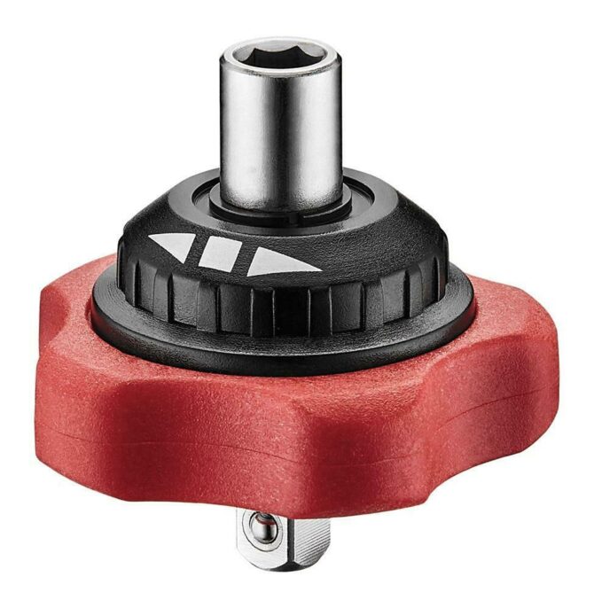 Teng PM14 Gearless Palm Finger 1/4" Male Square & 1/4" Hex Reversible Ratchet