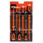 Bahco 620-6 6 Piece VDE Insulated Screwdriver Set Slotted &; Phillips