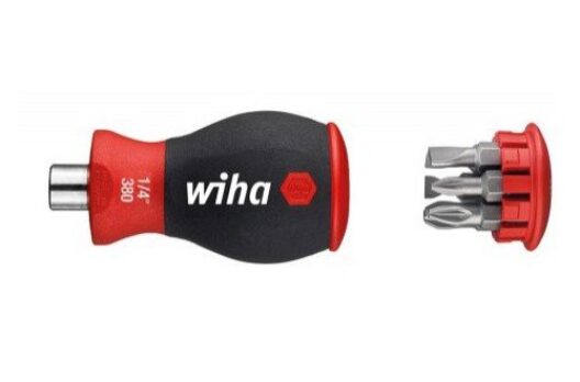 Wiha 33764 Micro Stubby Magnetic Bit Holder Screwdriver &amp; Bits