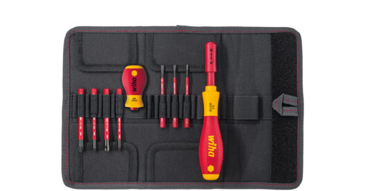 Wiha 41233 9 Piece slimVario®VDE Interchangeable Screwdriver & Bit Set