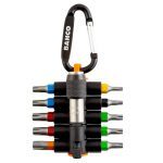 Bahco 59S/TCS11-1 "Sticky" Torx Colour Coded Screwdriver Bit Set & Holder T10-T40