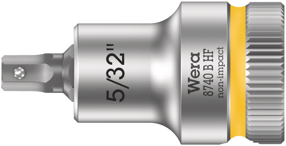 Wera 003083 8740 B HF Zyklop 3/8″ Drive Hex Bit Socket With Holding Function 5/32″ AF