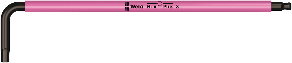 Wera 022606 950 SPKL Hex-Plus Metric Hexagon Key Ball End 3mm | PrimeTools