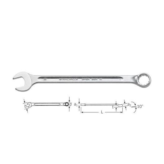 Stahlwille 14 Long Combination Spanner - 13mm