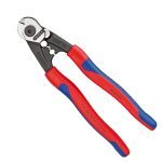 Knipex 95 62 190 SB Wire Rope/Bowden Cable Cutter Multi-Component Grip 190mm (7.1/2in)